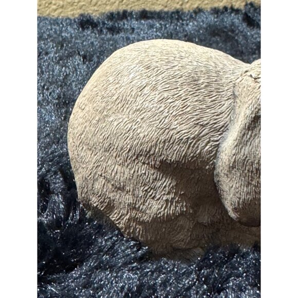 Vintage Stone Critter SC 548 Tan Ceramic Lop-Eared Rabbit Figurine Easter - Picture 3 of 6